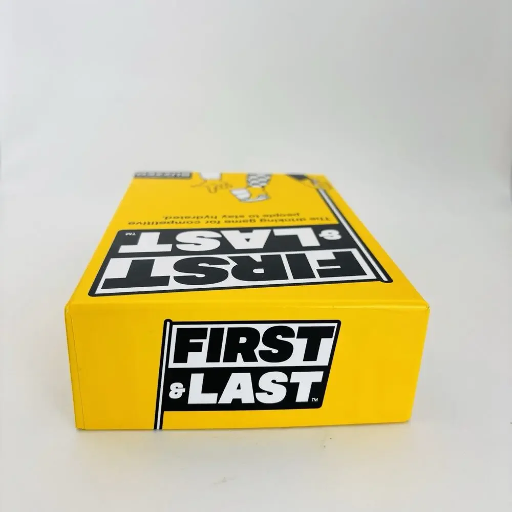 First & Last The Competitive Drinking Game for Adults by Buzzed Complete